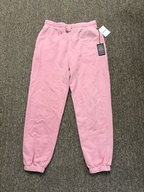 Forever 21 Pink Fleece Jogger Pants